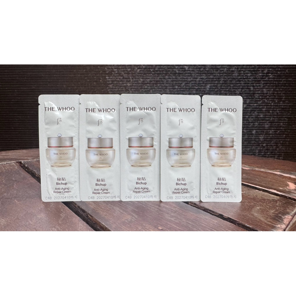 ของแท้ พร้อมส่ง ฉลากไทย Bichup Anti-Aging Repair Cream ซึ่งเป็นครีมบำรุงผิวต่อต้านริ้วรอย 1 ml exp.2027