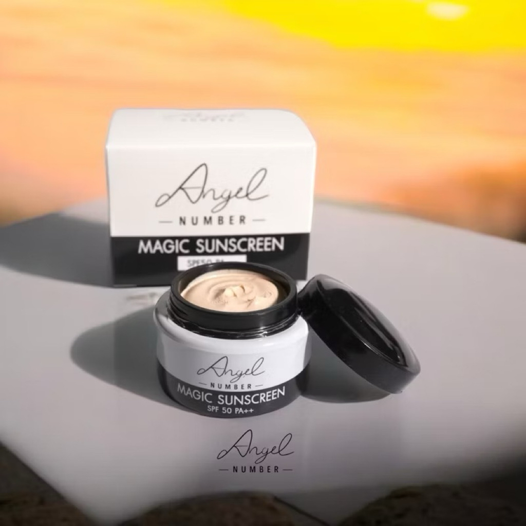 ครีมกันแดดผิวเรียบเนียน ANGEL NUMBER เมจิค ชันสกรีน SPF 50 PA++ (แองเจิ้ลนัมเบอร์)