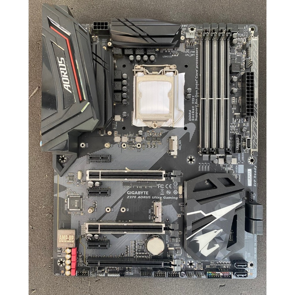 MAINBOARD (เมนบอร์ด) 1151 GIGABYTE Z370 AORUS ULTRA GAMING มือสอง