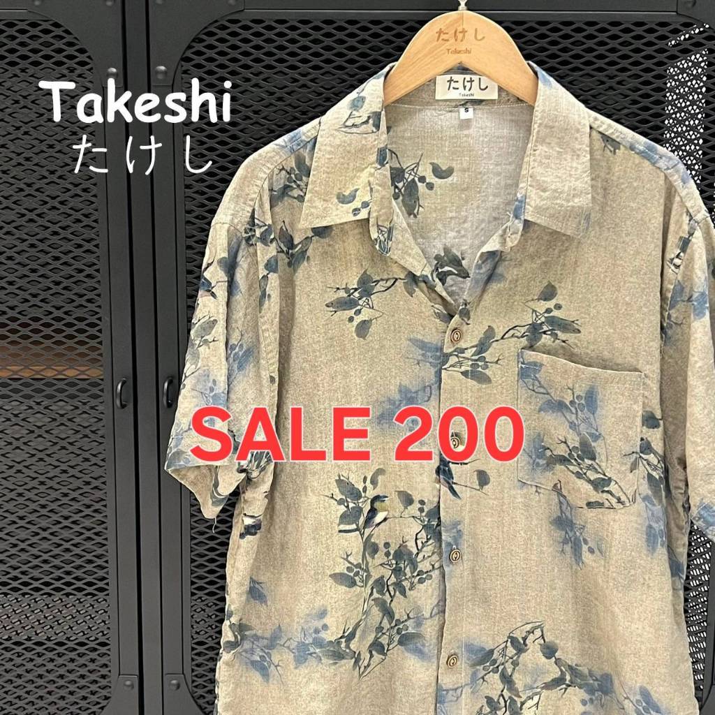 เสื้อเชิ้ตแขนสั้นฮาวาย Takeshi