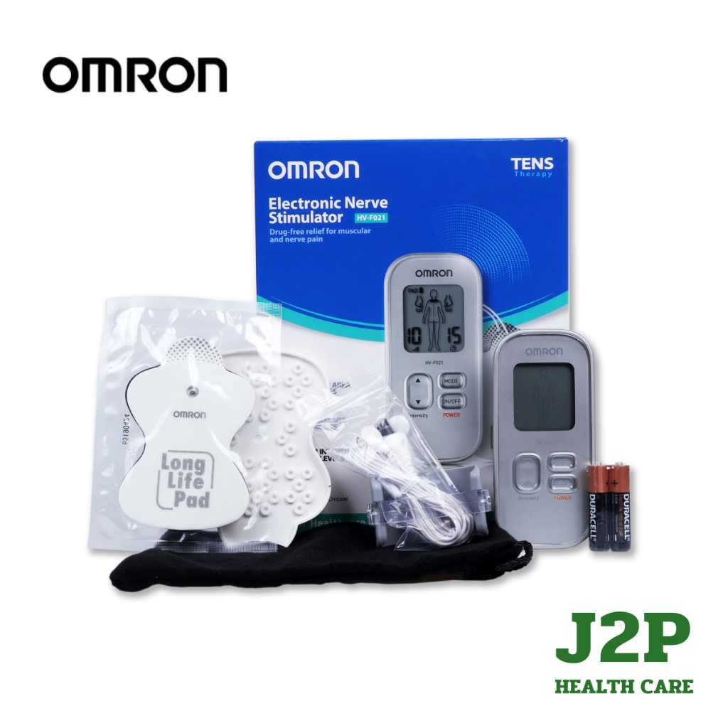 OMRON เครื่องกระตุ้นประสาทด้วยไฟฟ้า รุ่น HV-F021 Electronic Nerve Stimulator (TENS unit)