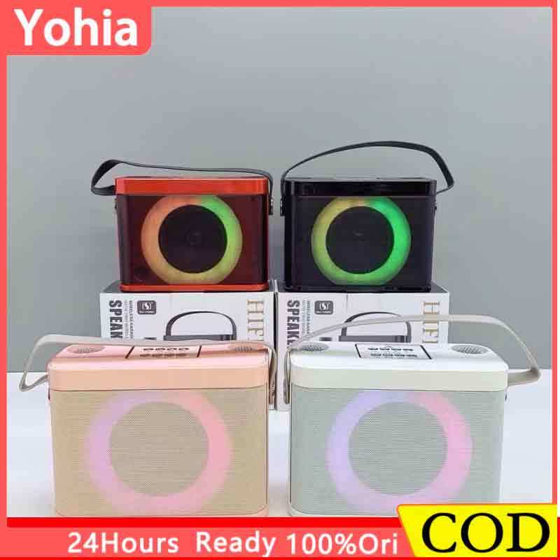 ลำโพงบลูทูธ YS-219BT Blutooth Speaker(แถมไมค์ลอย 2 ตัว) รองรับ ลำโพงบลูทูธแบบพกพา เสียงดีคุณภาพ