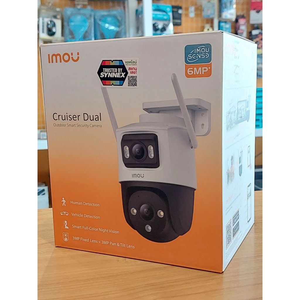 IMOU CRUISER DUAL 6MP10MP กล้องวงจรปิดเลนส์คู่ภาพสี