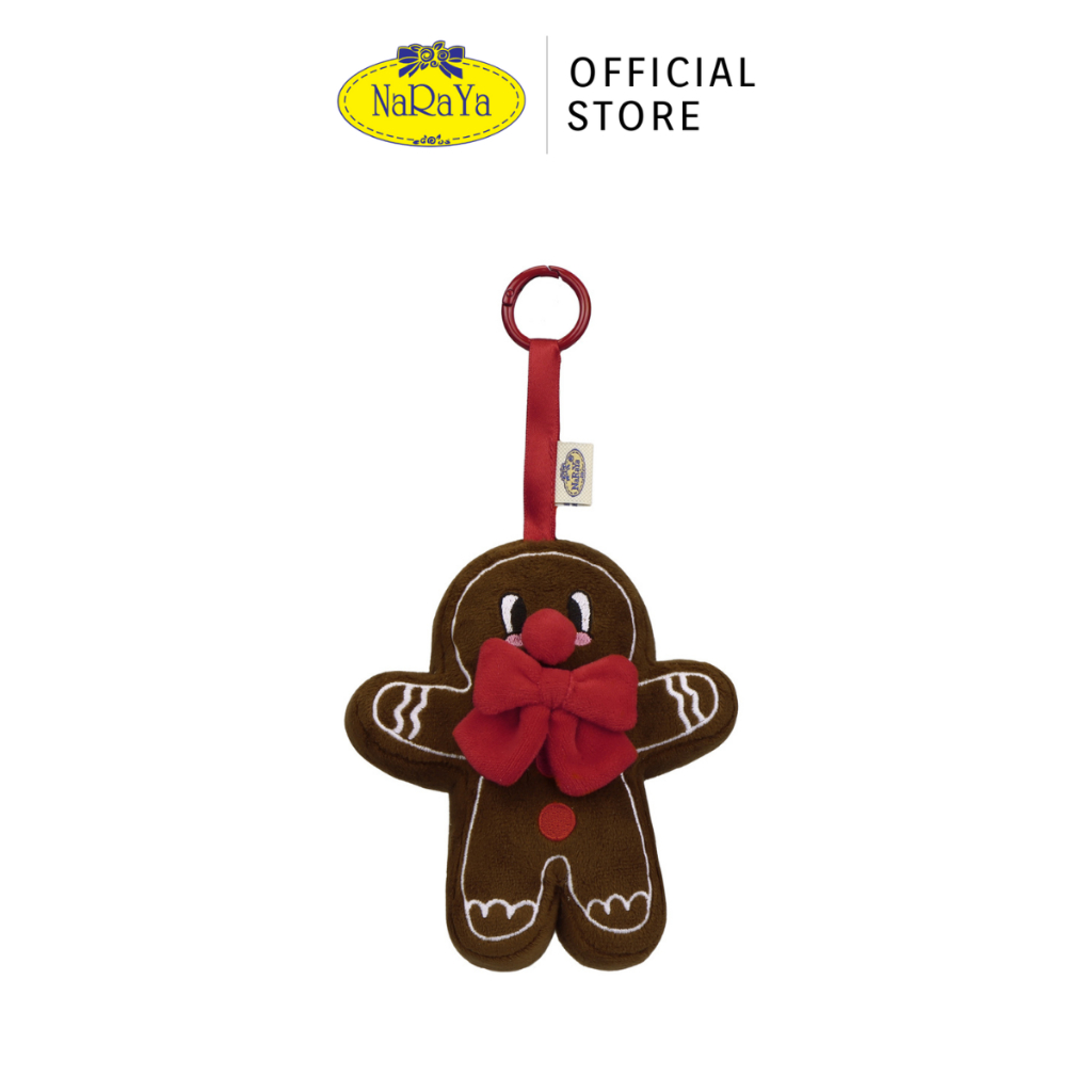 NaRaYa พวงกุญแจคริสต์มาส ขนมปังขิง  CHR-288