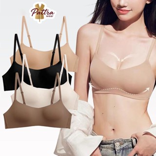 Swift Bra เสื้อใน ชุดชั้นใน บราดันทรง สีทึบ บางและเบา ผ้าเนื…