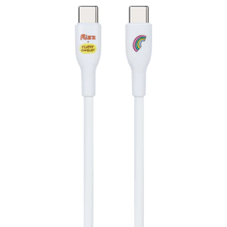 [Official] [ ชุดชาร์จ สาย Type-C ] Rizz Fluffy 2in1 Charger Set 25W ชุดชาร์จลิขสิทธิ์แท้ลาย Fluffy omelet รุ่น FO-WCC-01