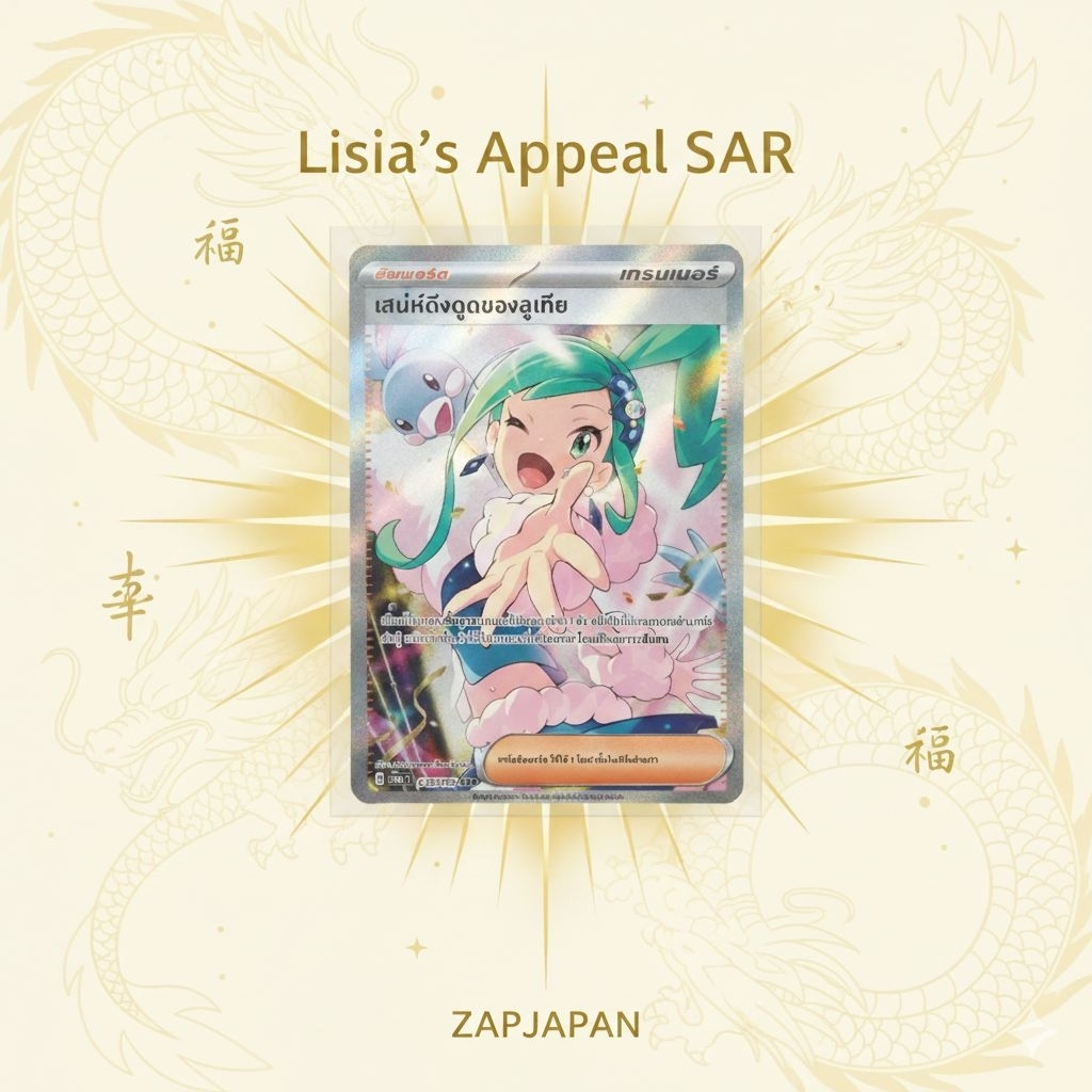 sv8sT 238/182 sar pokemon card สเน่ห์ดึงดูดของลูเทีย ลิขสิทธิ์แท้ ภาษาไทย
