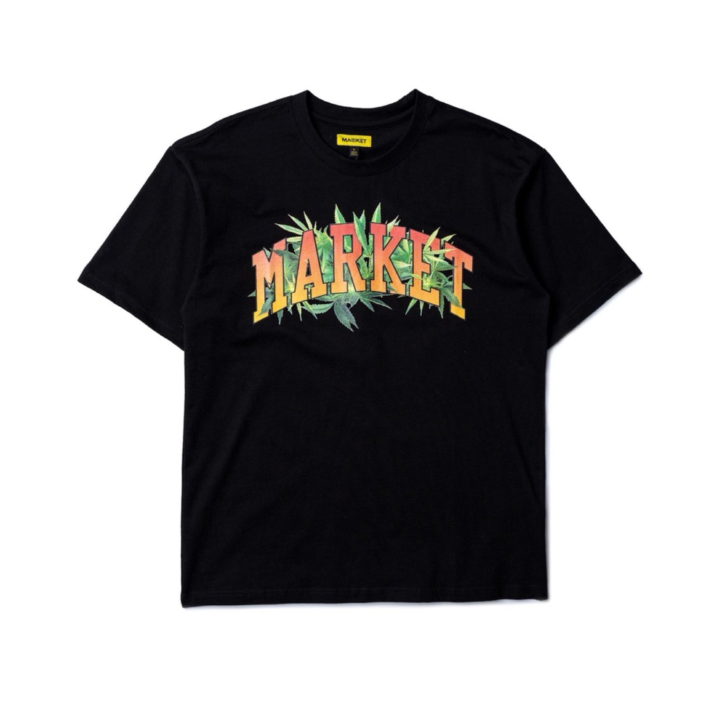 Market herbal arch t-shirt (black)