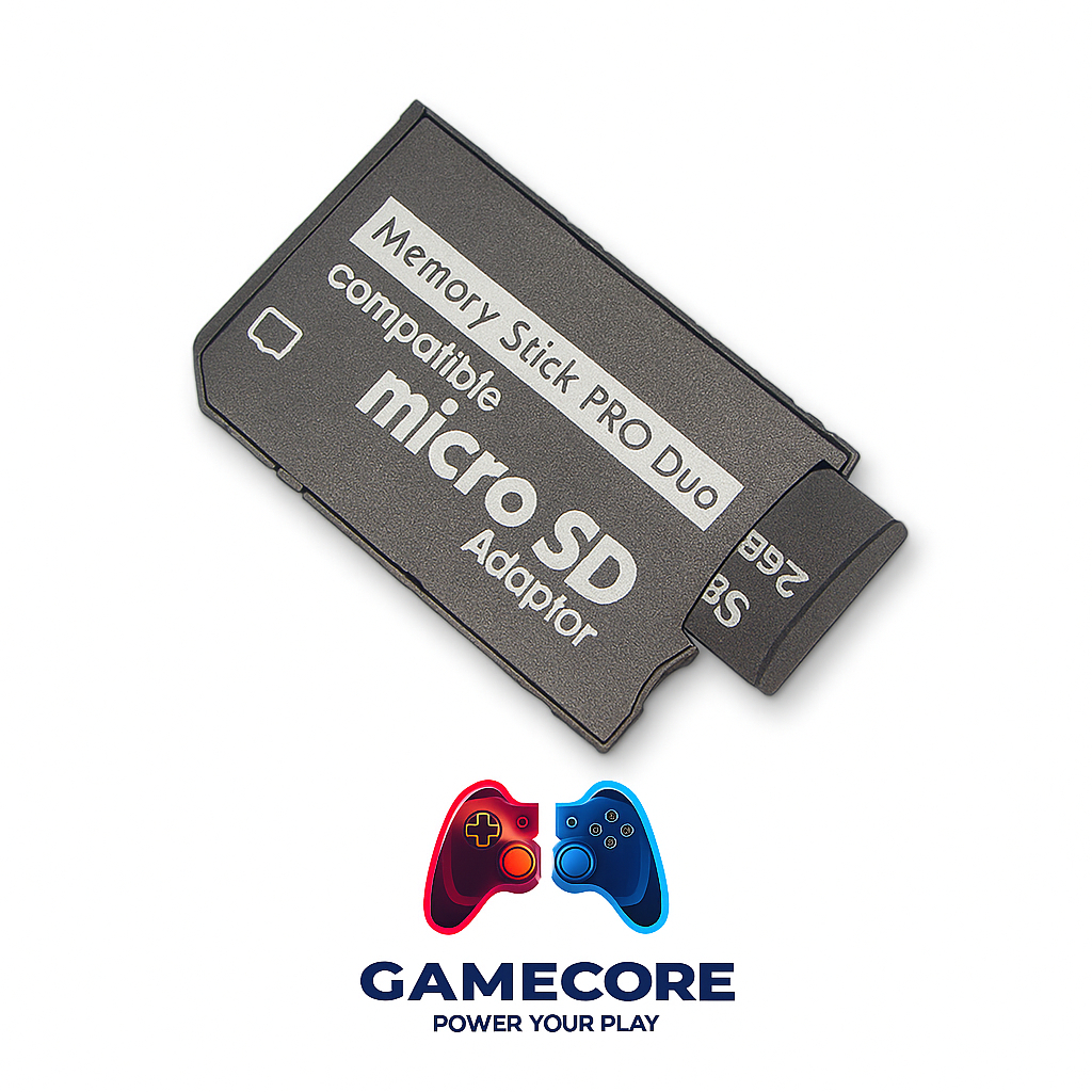 อะแดปเตอร์แปลงการ์ด MicroSD เป็น Pro Duo สำหรับเครื่อง PSP / กล้อง Sony สินค้าพร้อมส่งจากไทย