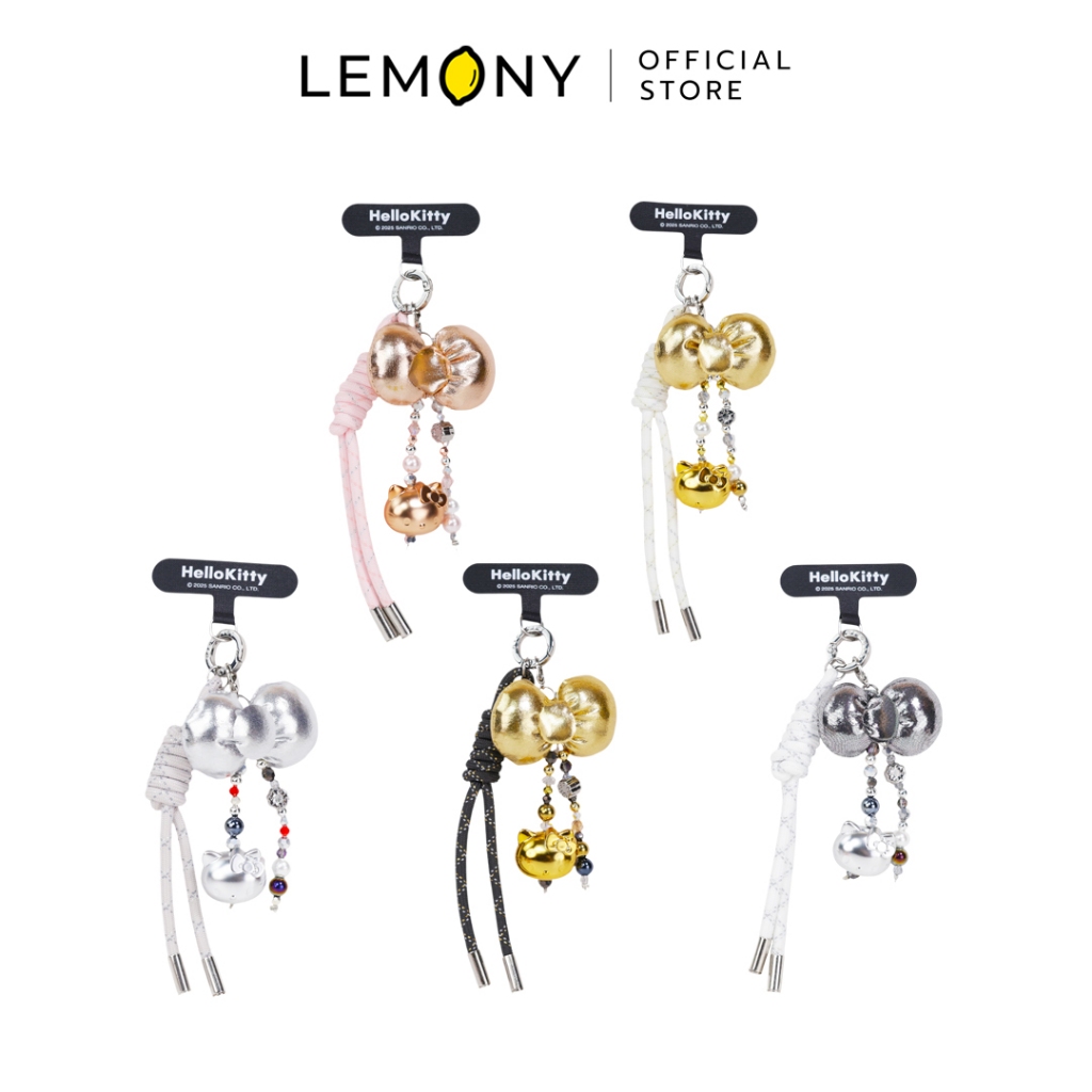 LEMONY กล่องจุ่มพวงกุญแจเฮลโล คิตตี้ ซีรีส์ Gilded Radiance ขนาด 14 ซม. Hello Kitty Series Sanrio