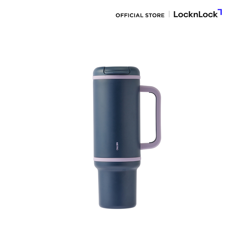LocknLock แก้วน้ำเก็บอุณหภูมิ Metro Perfect Seal King Tumbler 1.1 L. รุ่น LHC4411NVY