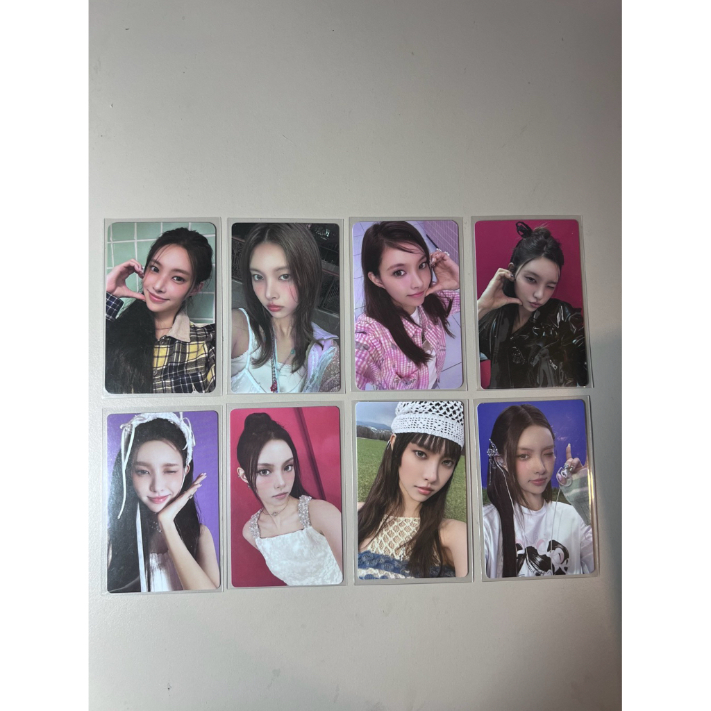 [พร้อมส่ง] illit photocard yunah ยุนอา – super real me/i’ll like you/bomb