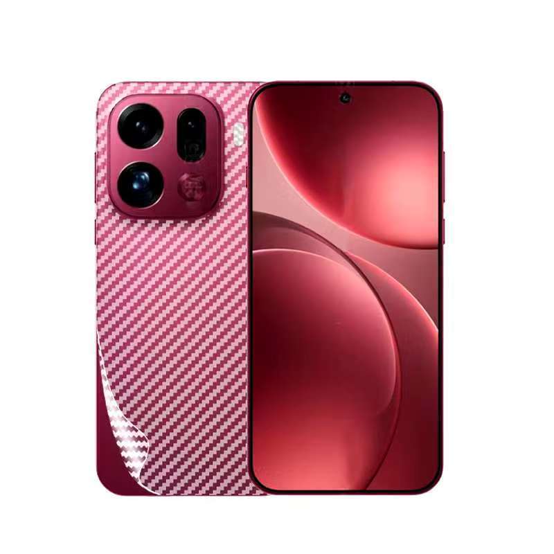 OPPO Find X9 Ultra/OPPO Find X9Proตรงรุ่น(ส่งในไทย)ฟิล์มหลังลายเคฟล่าOPPO Find X9/OPPO Find X9 Pro