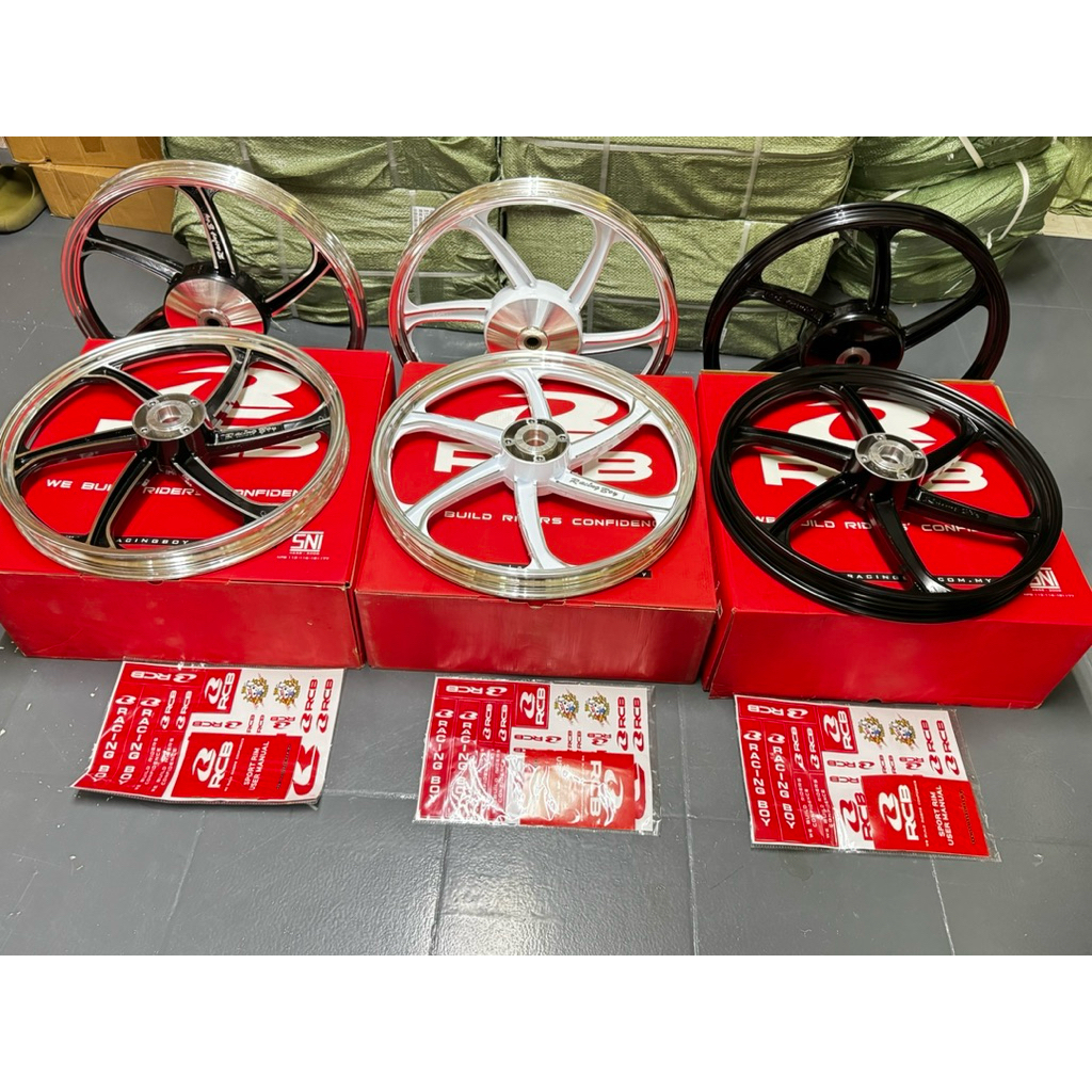 ✨✨ ล้อแม็ก Racing boyลดราคา ขอบ17 MIO  FINO NOUVO (MX MY)ราคาต่อคู่