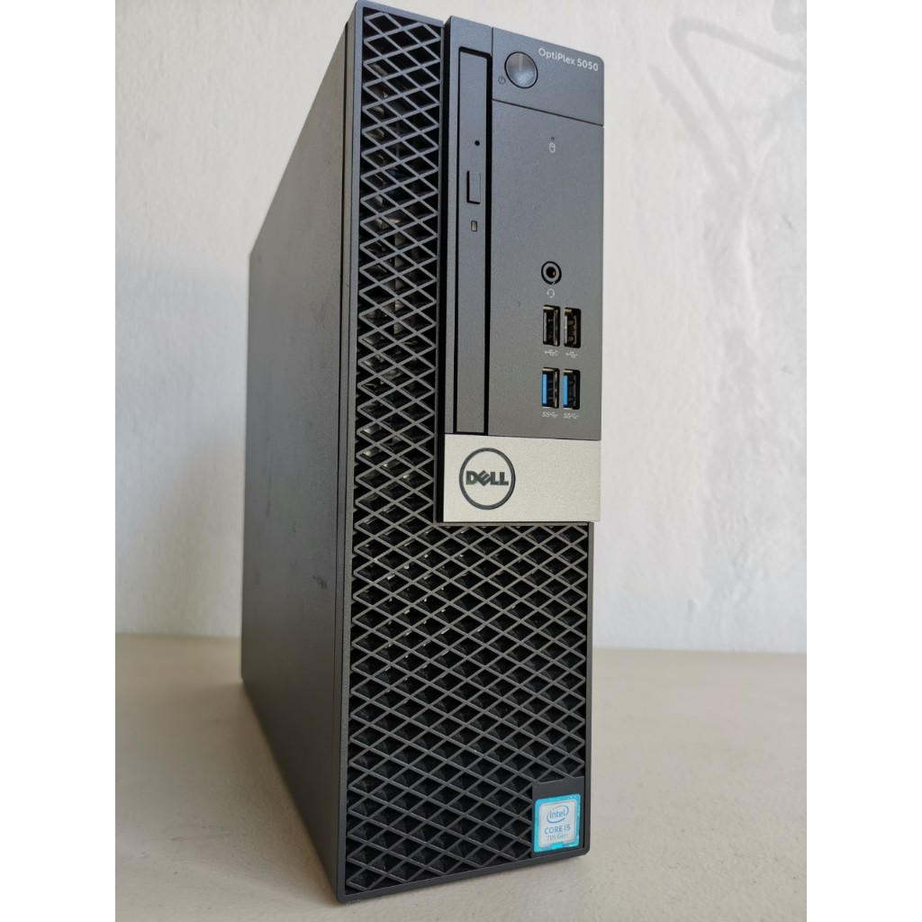 คอมมือสอง Dell Optiplex 5050 SFF CPU Core i7-7700 3.60 GHz  วินโดว์แท้ มี HDMI ลงโปรแกรมพร้อมใช้งาน