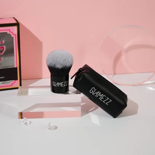 GLAMEZZ แปรงปอมปอม คาบูกิ(ของแท้) **พร้อมส่ง** ปัดแก้ม แต่งหน้าขนนุ่มฟูแน่น
