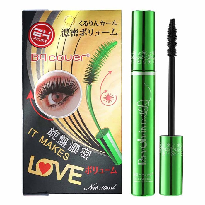 (ไม่มีกล่อง) (ของแท้แพ็คเกจใหม่) Romantic BQ Girl มาสคาร่าเขียว (ฉลากไทย) 10ml