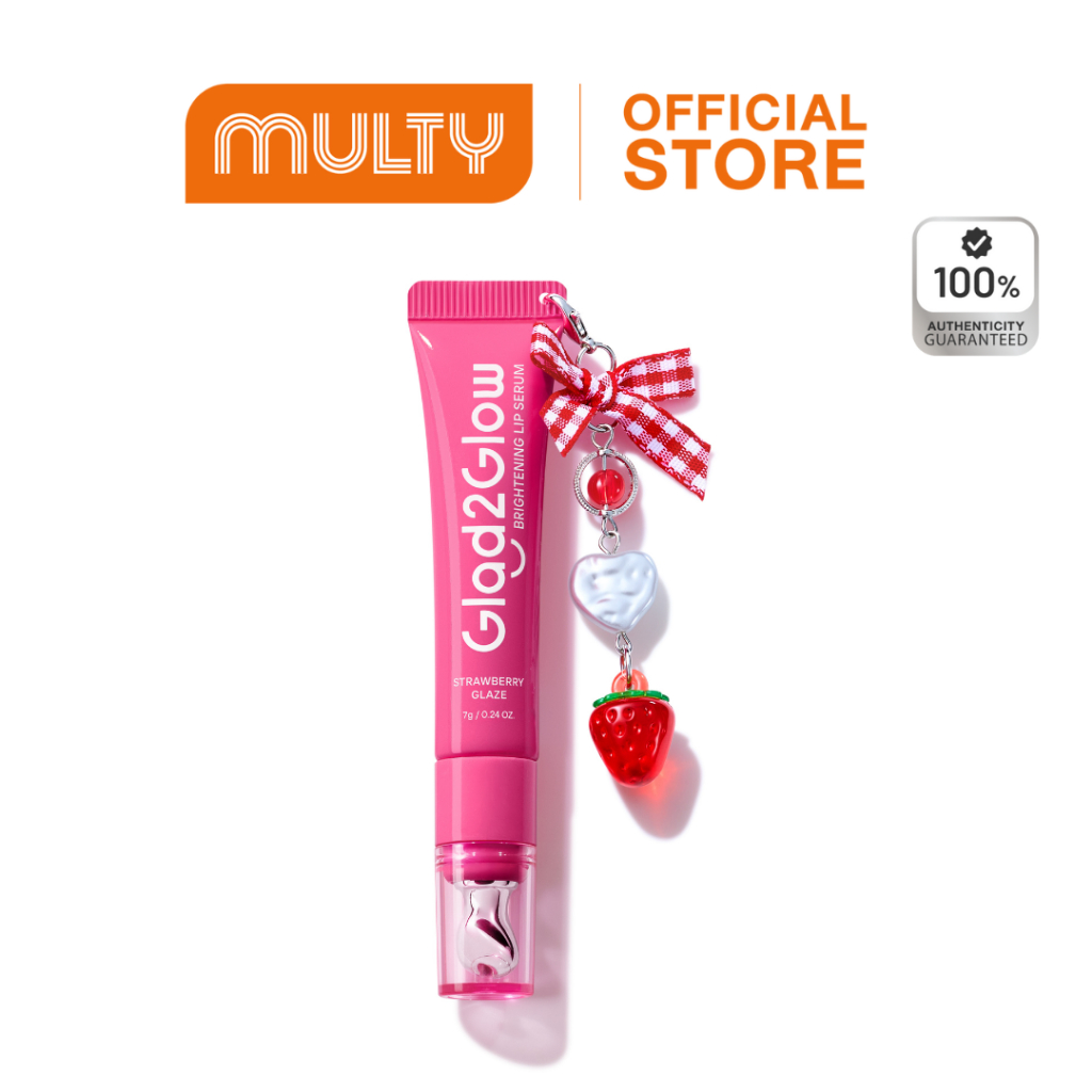 Glad2Glow Brightening Lip Serum 7 g.ลิปเอสเซนส์ กู้ปากหมองคล้ำ ฟื้นฟูปากแห้ง