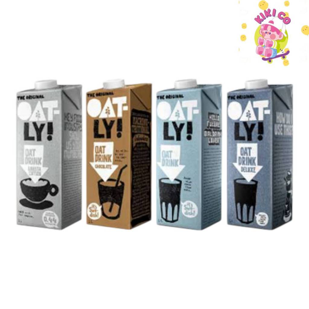 OATLY oat Drink โอ๊ตลี่ นมข้าวโอ๊ต ช็อกโกแลต , บาริสต้าอิดิชั่น , ออริจินัล 1,000มล.