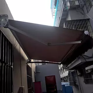 จัดส่งฟรี Sun Terrace Awning บังแดด กันสาดพับเก็บได้ กันสาดปรับได้ กันสาดพับได้ กันสาดกันฝน