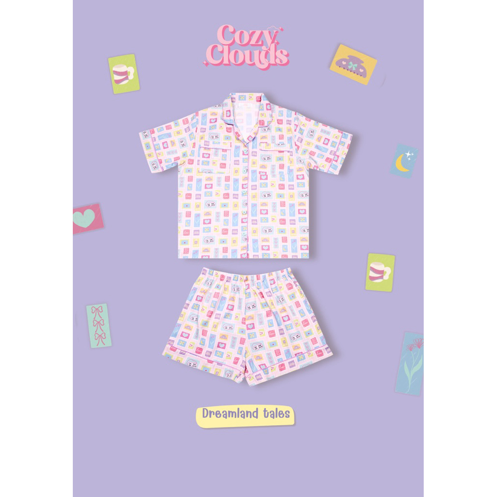 Dreamland Tales Short-sleeve pajamas set