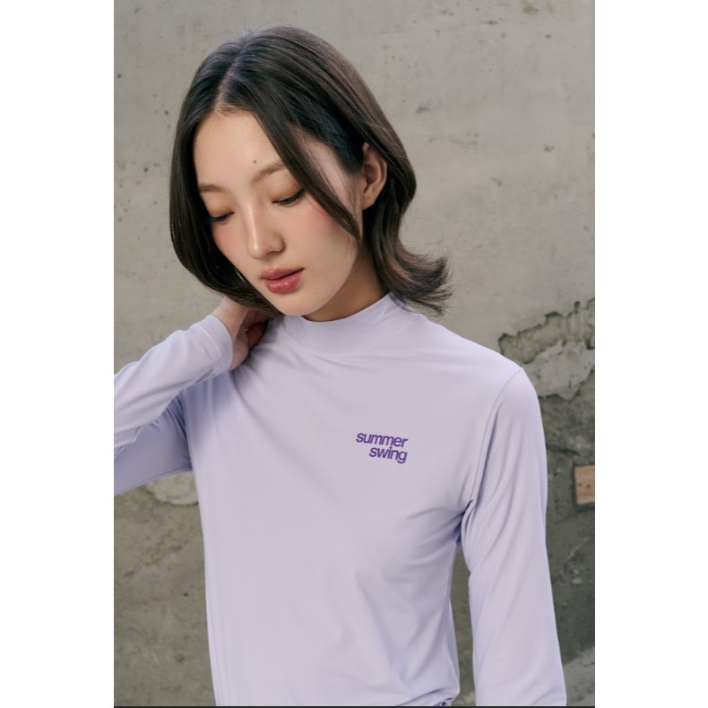 Esther Mock neck tee (UPF 50+ protection)