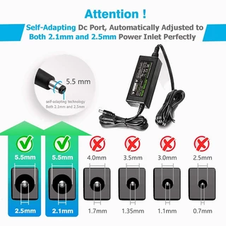 สายชาร์จโน๊ตบุ๊ค AC/DC Adapter 12V 5A 60W (5.5mm*2.5mm) อะแดปเตอร์ AC