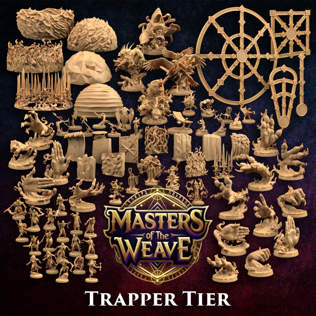 Masters of The Weave - โมเดลสำหรับ DnD miniature,[Made to order ส่งพัสดุภายใน 1-3 วัน]