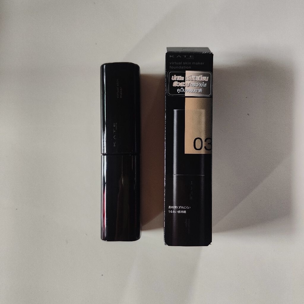 แบ่งขาย สี 03 รองพื้น KATE รองพื้นเนื้อลิควิดโปร่งแสง VIRTUAL SKIN MAKER FOUNDATION