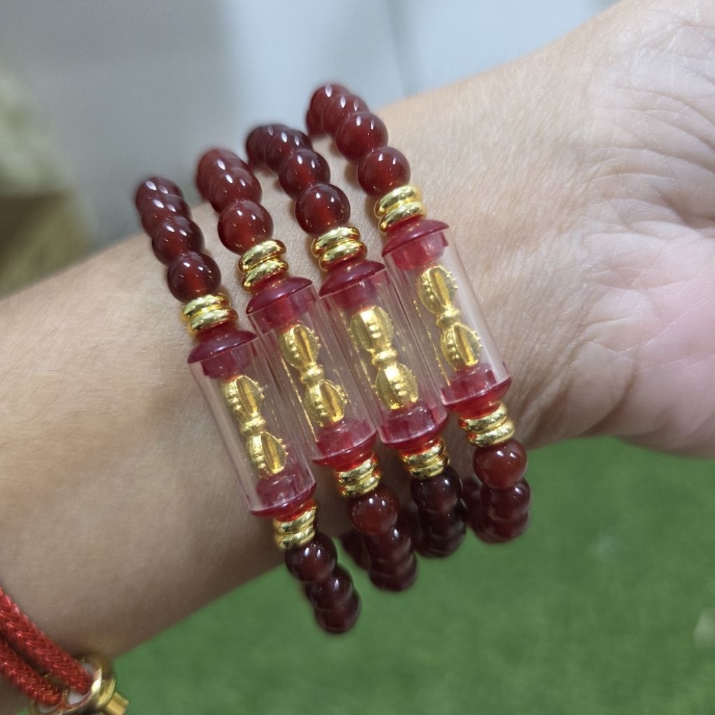 🛵 จัดส่ง 24 ชม.🌷เครื่องรางกำไล วัดพงอึนซา 🇰🇷 กำไล กดบัตรคอน เน้นเรื่องติ่ง ผ่านพิธีรมควันธูปแล้ว - รูปที่ 3