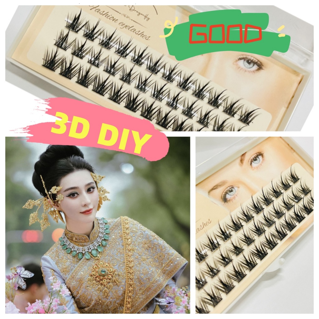 🌸จัดส่งในวันเดียวกัน🌸chiclashes 3Dขนตาปลอม ขนตาปลอมญี่ปุ่น ขนตาปลอมคุณภาพสูง นำมาใช้ใหม่candy skyeye