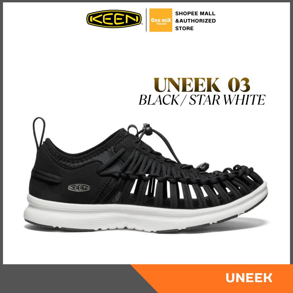 KEEN UNEEK O3 (BLACK/STAR WHITE) รองเท้า คีน แท้ รุ่นฮิต ชายหญิง
