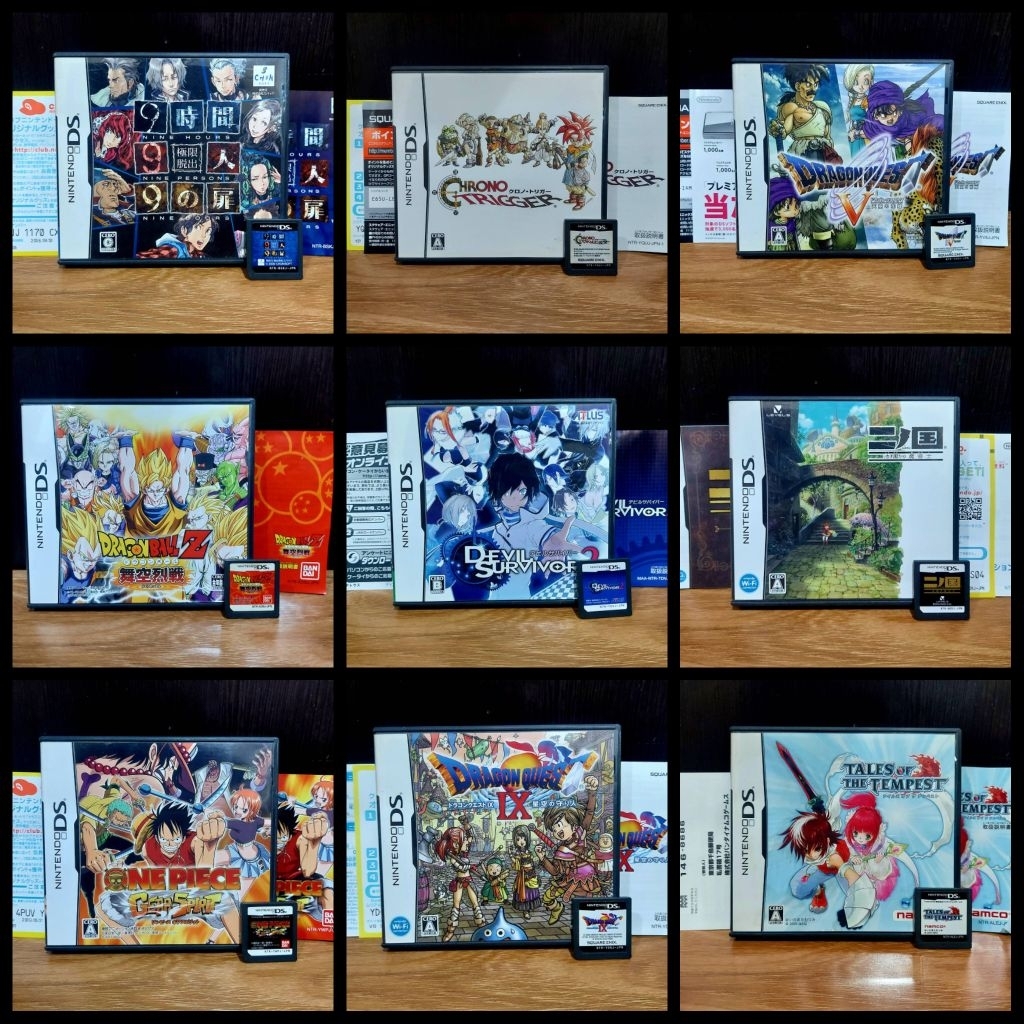 รวมแผ่นเกมส์ Nintendo DS (ภาษาญี่ปุ่น) มือ2
 

