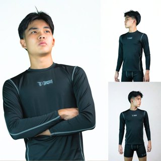 เสื้อรัดกล้ามเนื้อ PRO เสื้อรัดรูปแขนยาวระบายอากาศ Y001