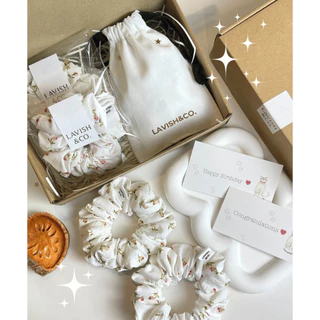 🎁 Lavish Scrunchies Box Set | ชุดของขวัญยางมัดผม Handmade 🎀