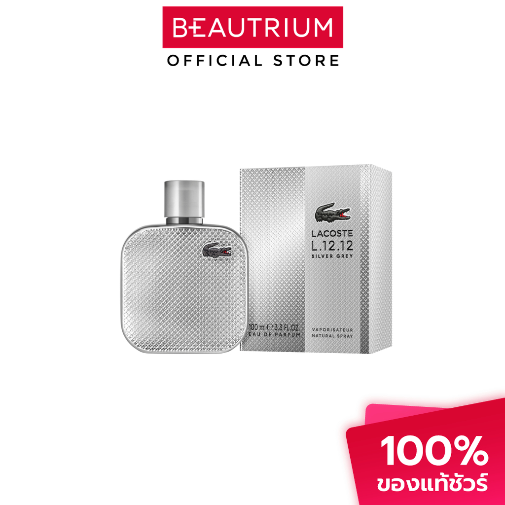 LACOSTE L.12.12 Silver grey EDP น้ำหอม 100ml