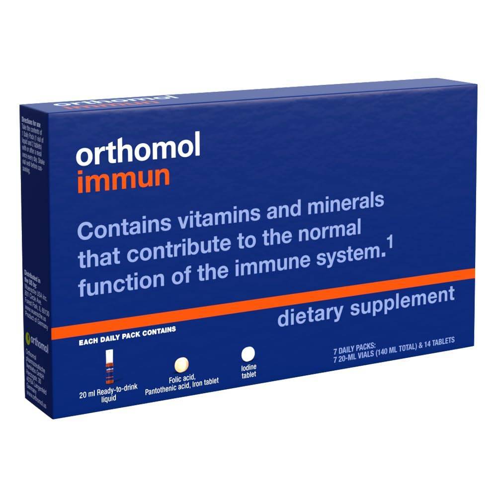 [สินค้าของแท้100% พร้อมส่งทันที] ORTHOMOL Orthomol Immun (Tablet + liquid type แบบ7&14วัน)