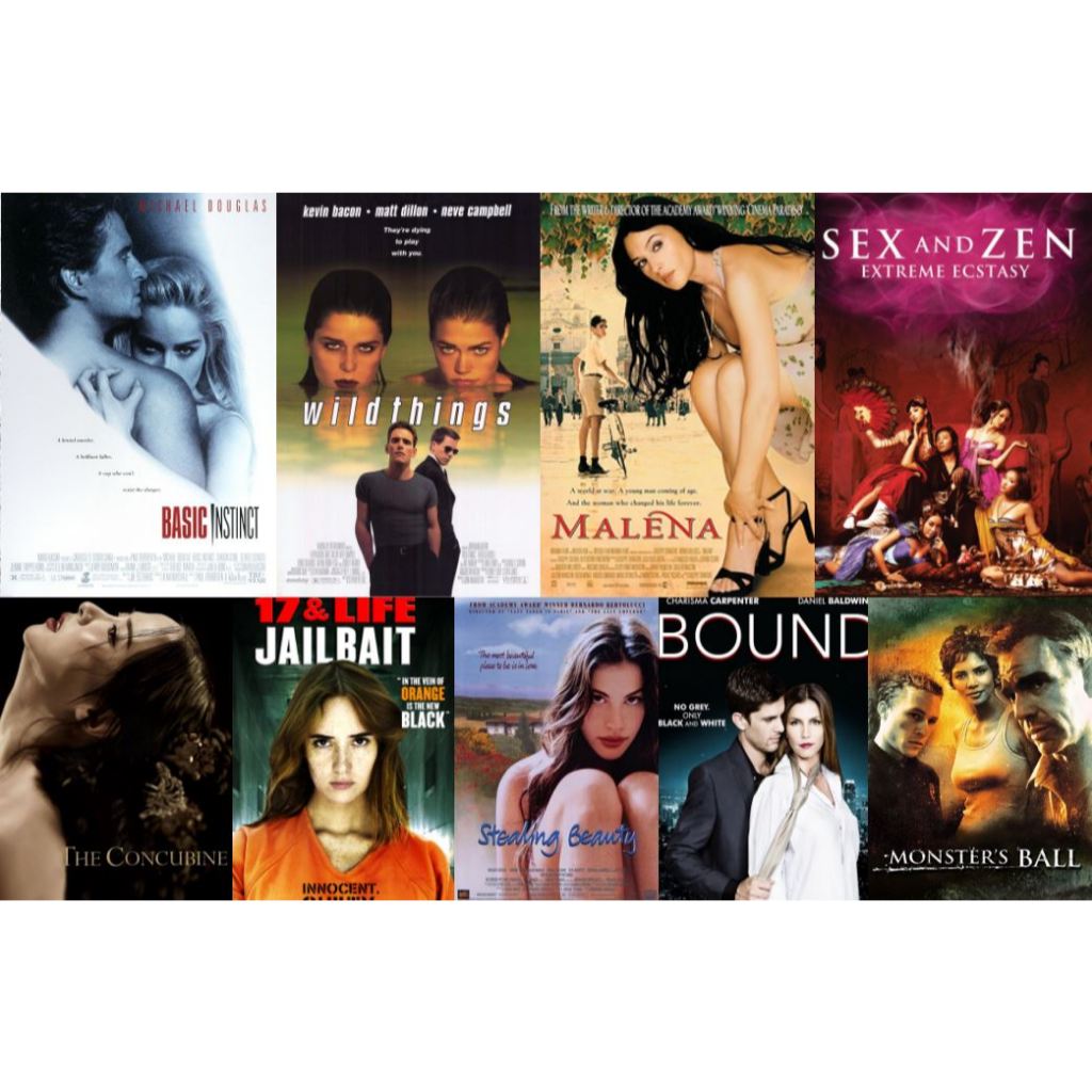 Flash Drive 64Gb Erotic Films Vol.1 Basic Instint_Wild things_Malena_Jailbait_The Concubine 1080p&4K