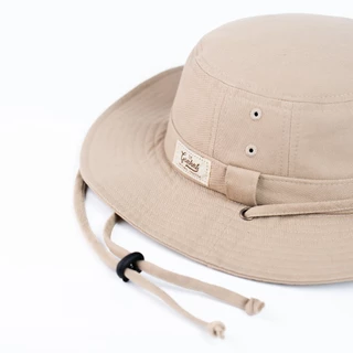 G001 Beige หมวกเดินป่า หมวกบักเก็ต มีสาย สไตล์ญี่ปุ่น ทรงสวย เบา ใส่สบาย