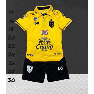 ชุดบอลชุดกีฬาเด็กเสื้อพร้อมกางเกงผ้านิ่มเย็นใส่สบายซักแห่งง่ายใส่แล้วไม่ระคายเคืองต่อผิว