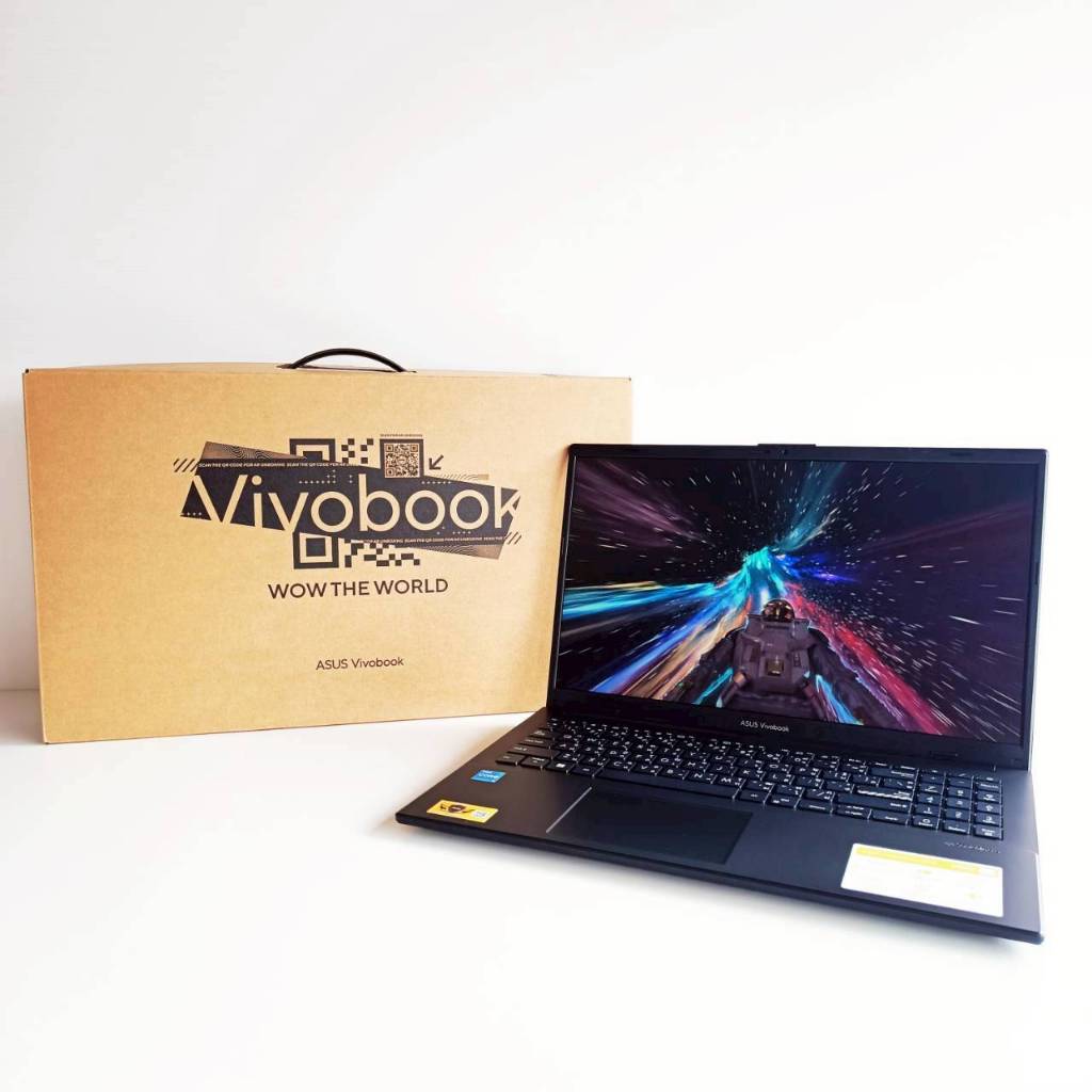 ASUS VIVOBOOK GO 15 X1504GA-NJ322W  สภาพเครื่อง 99%   ( หน้าจอติดฟิล์มแล้ว ประกันศูนย์  02/03/2027)