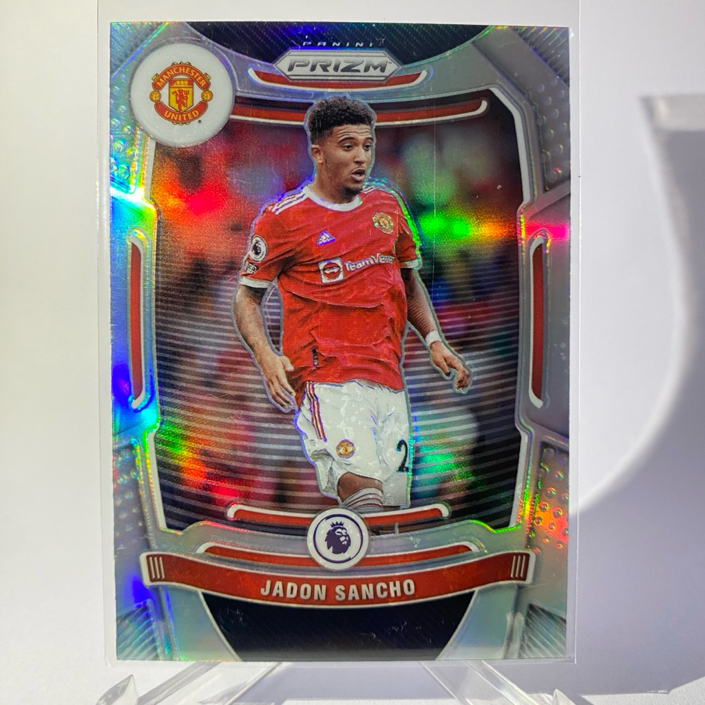 การ์ดนักฟุตบอล JADON SANCHO, (PRIZM), MANCHESTER UNITED, PANINI PRIZM 2021