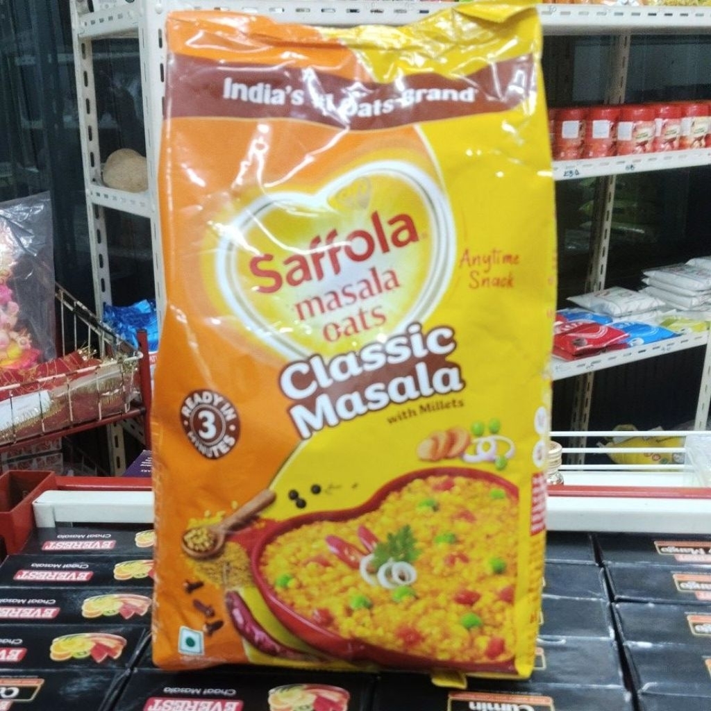  Saffola Masala Oats, Classic Masala flavor 550g.