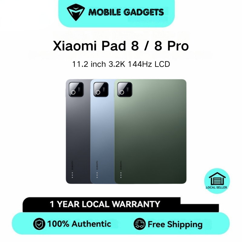Xiaomi Pad 8 Pro / Xiaomi Pad 8 | Snapdragon 8 Elite & Snapdragon 8s Gen 4 | 11.2 inch 3.2K 144Hz LC