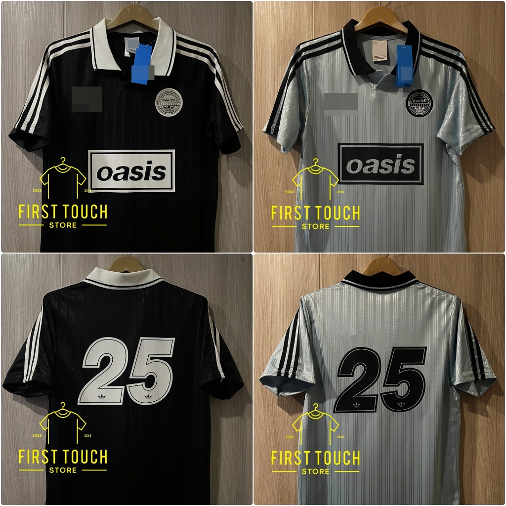 เสื้อฟุตบอล [เกรดแฟนบอล] โอเอซิส ไลฟ์ 2025 สีดำ และ สีฟ้า