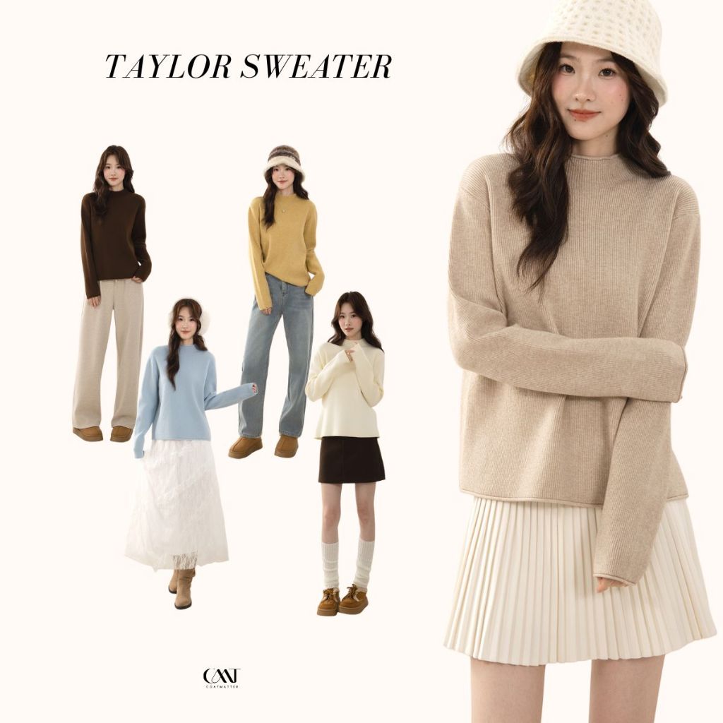 Coatmatter - Taylor sweater เสื้อไหมพรมผ้าหนา