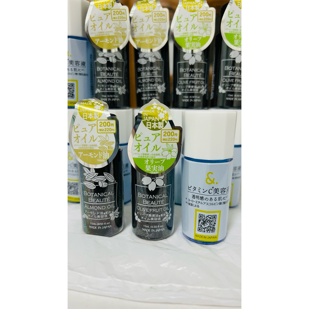 NEW🇯🇵 Almond oil Olive oil & Serum Vitamin C