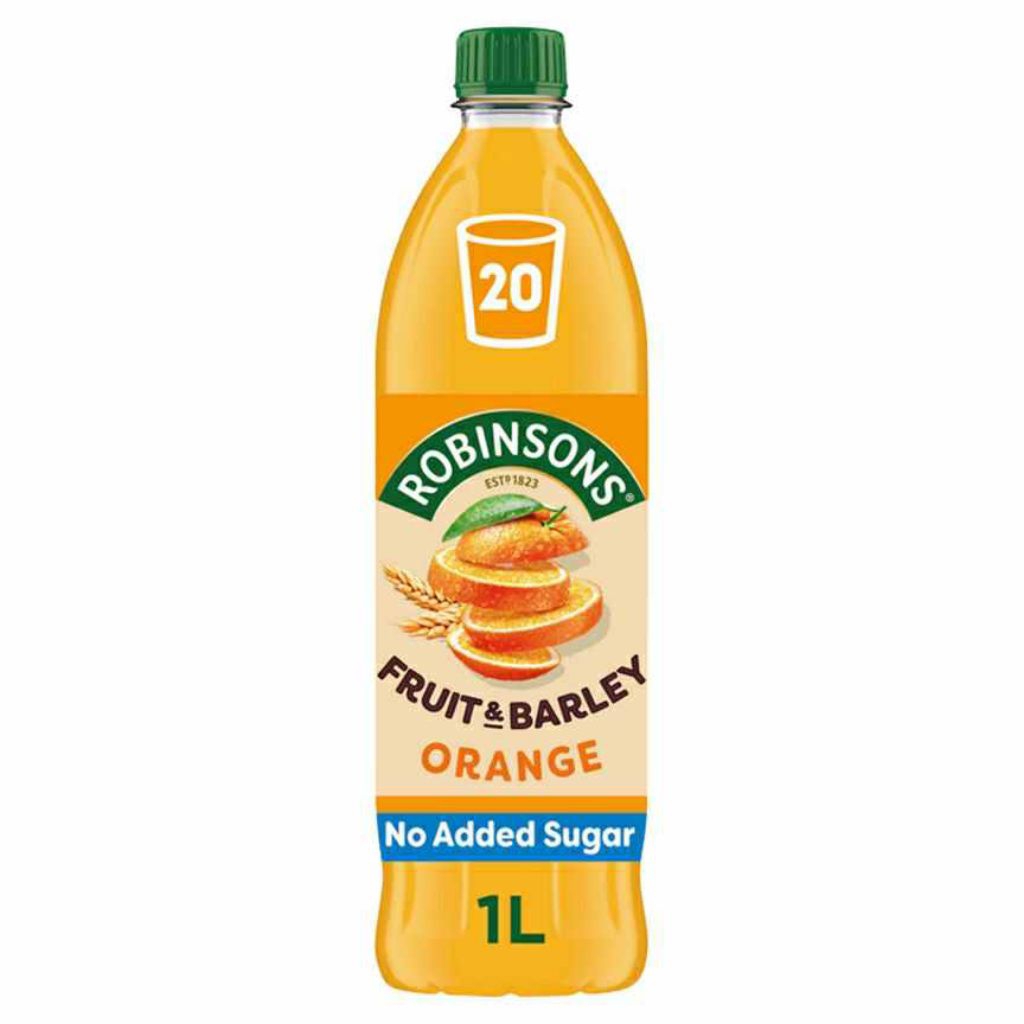 Robinsons Fruit and Barley Orange 1L น้ำผลไม้บาร์เลย์ รสส้มจากอังกฤษ