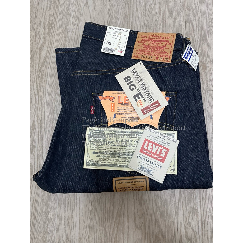 501 XX bigE LVC1955  Size36x36 made in usa (deadstock)