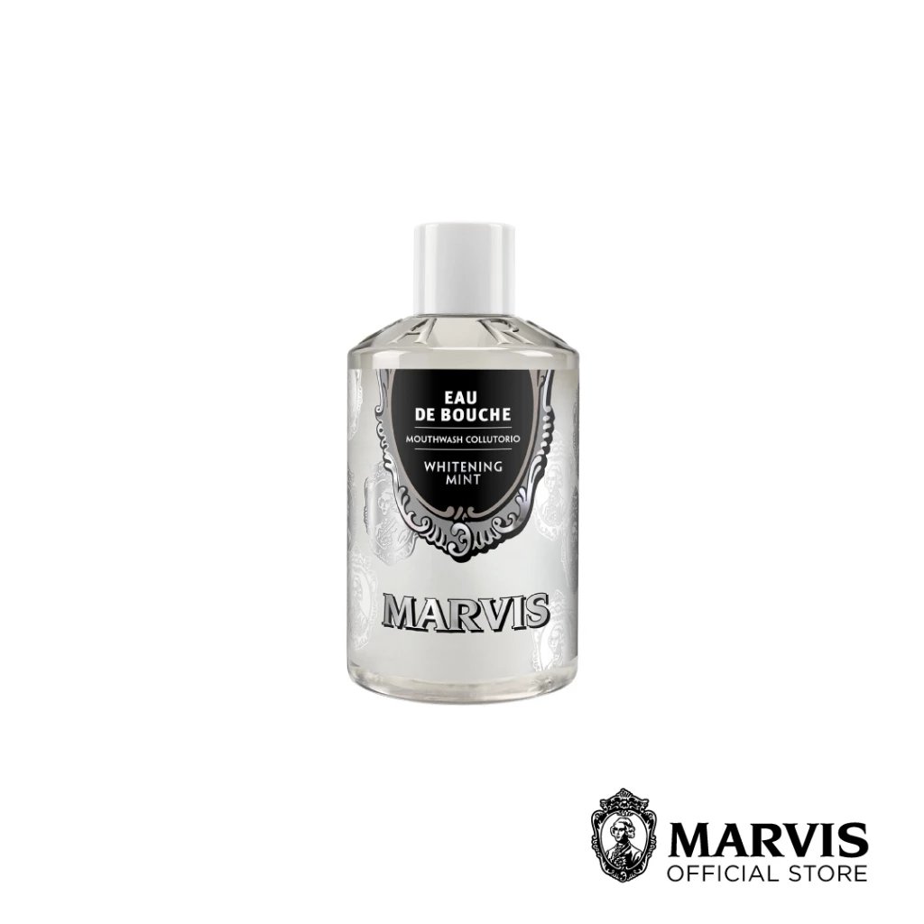 (ร้านทางการ Marvis Thailand) Marvis Mouthwash Whitening Mint 400ML